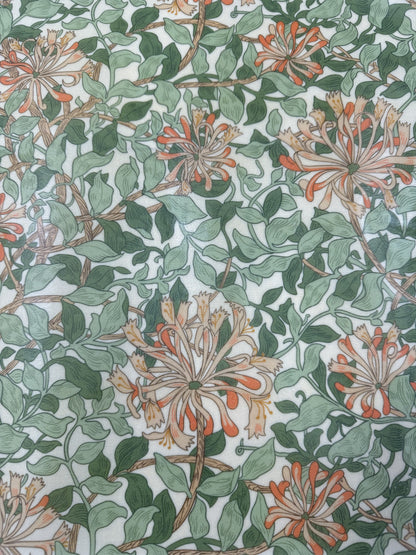 William Morris Honey Suckle Grøn Beige Koral 3-pak