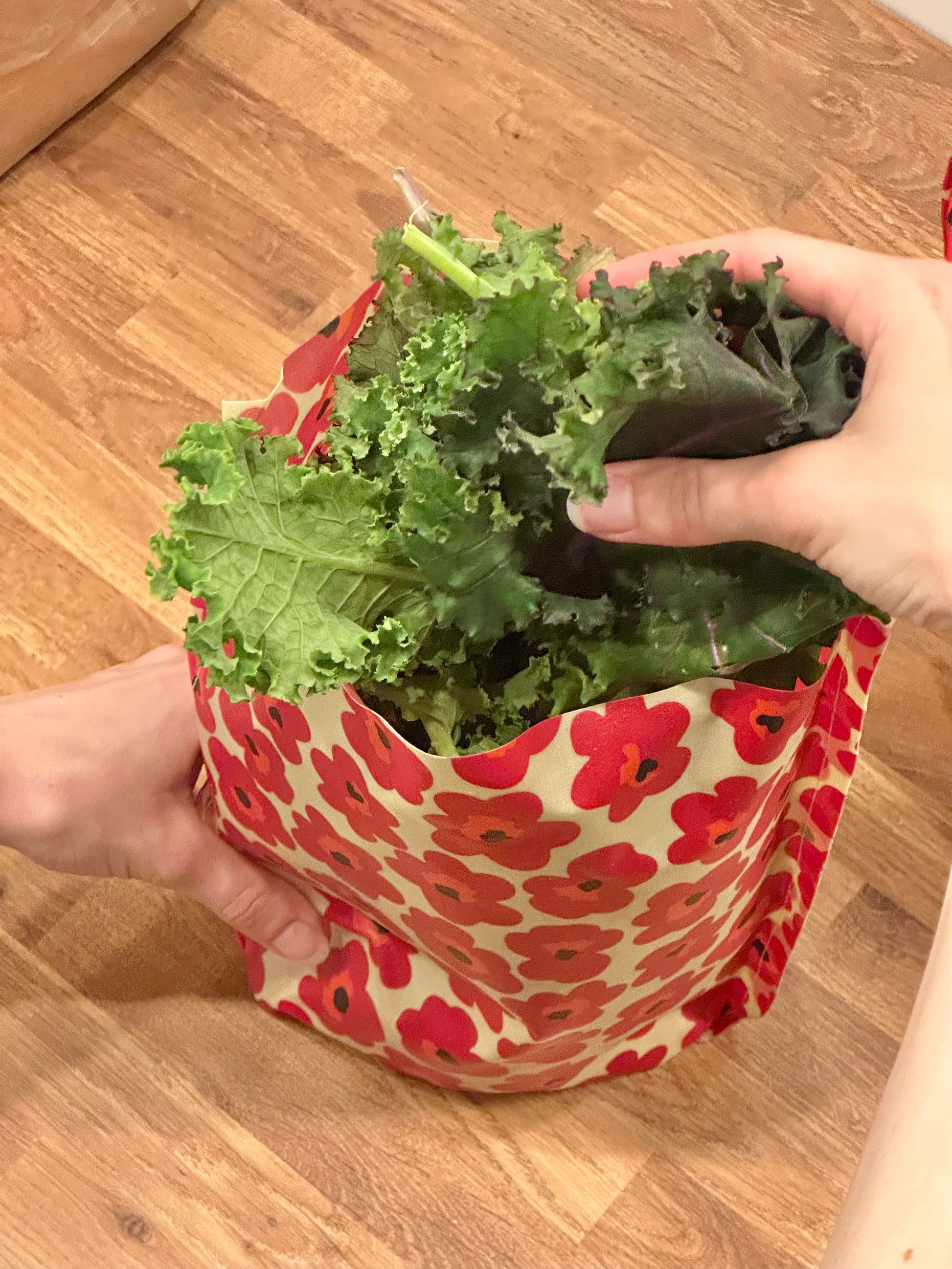 Bivaxpåse Martebo med sallad