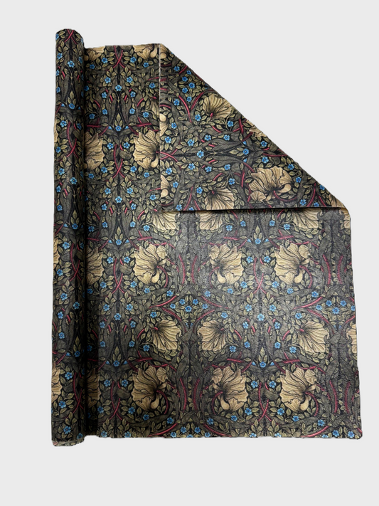 Bivaxduk på rulle i mönster William Morris Pimpernel