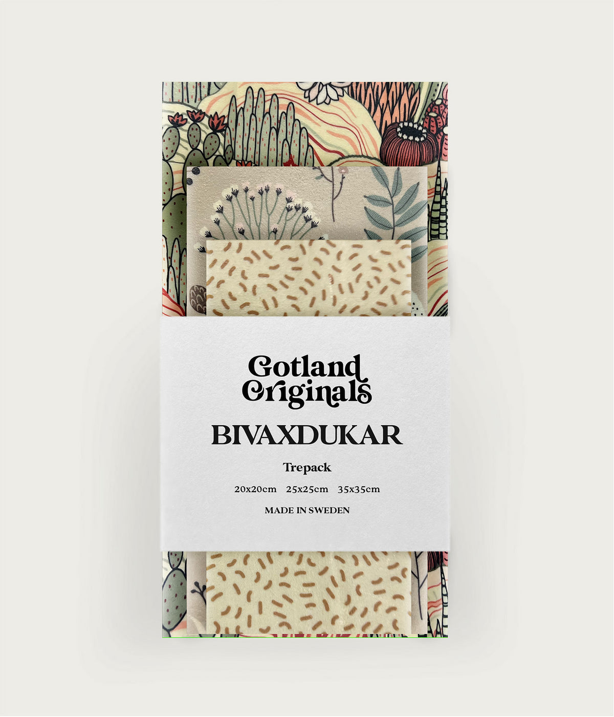 Bivaxduk Fårö 3-pack