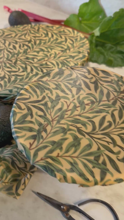 William Morris Willow Bough Beige Grøn 3-pak